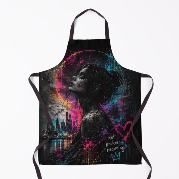 Item preview, Not Broken, Becoming - Neon Soul Awakening designed and sold by Personiq Kaleido.