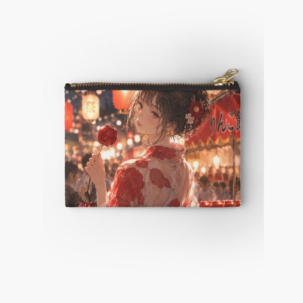 Item preview, Red Yukata Lady designed and sold by Japanese Vibes.