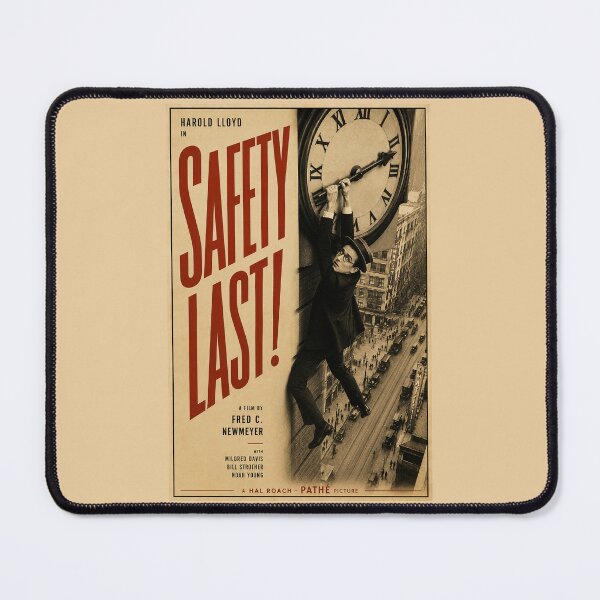 Item preview, Safety Last! (1923) – Art Deco Silent Film Tribute Poster designed and sold by Grand Illusions.