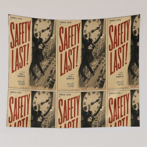 Item preview, Safety Last! (1923) – Art Deco Silent Film Tribute Poster designed and sold by Grand Illusions.