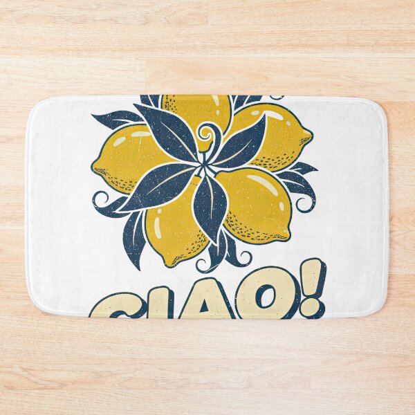Item preview, Retro "Ciao!" Lemons - Vintage Italian Summer Citrus designed and sold by InkRebelprint.