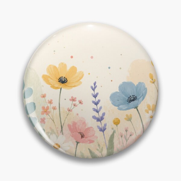 Item preview, Pastel Watercolor Wildflowers designed and sold by 0606PM.