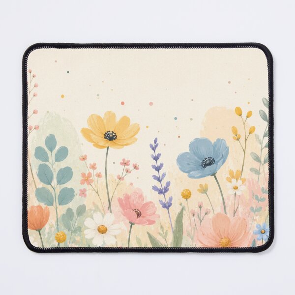 Item preview, Pastel Watercolor Wildflowers designed and sold by 0606PM.