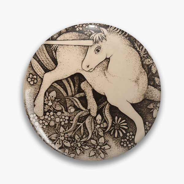 Item preview, Vintage Stipple Unicorn designed and sold by Cernole-Art.