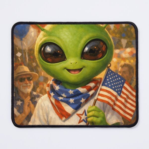 Item preview, Patriotic Alien designed and sold by Peace,love,andbeaches.