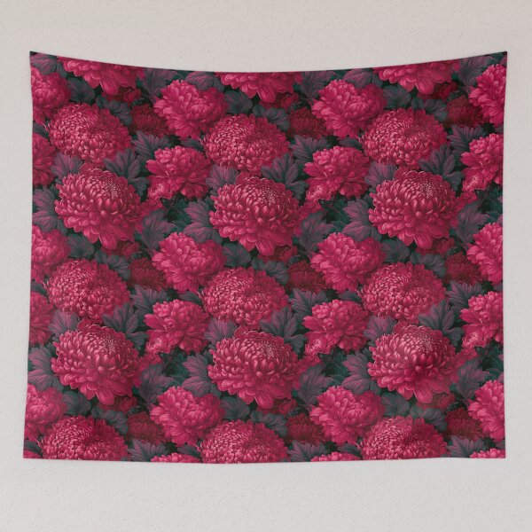 Item preview, Whimsical Chrysanthemum Texture - Tropical Flower Pattern  - Gifts For Couples designed and sold by RoyalStarsPatts.