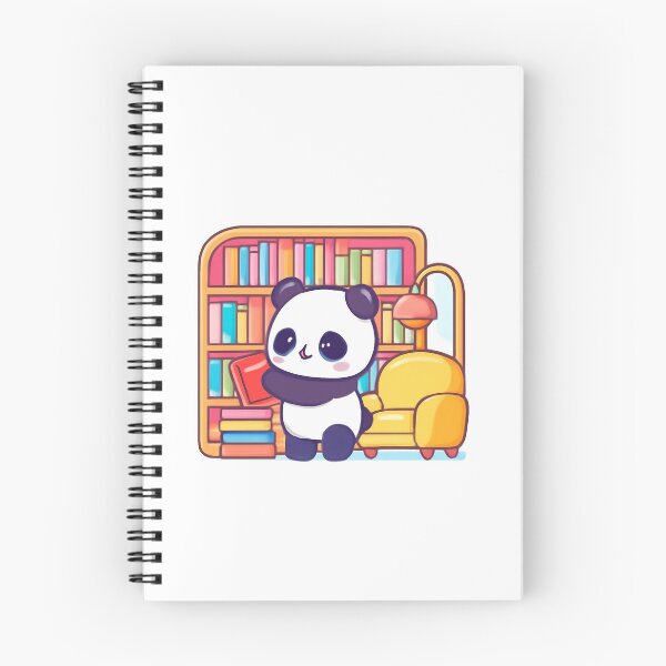 Item preview, Panda Bookstore designed and sold by foryouandyours.