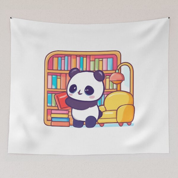 Item preview, Panda Bookstore designed and sold by foryouandyours.