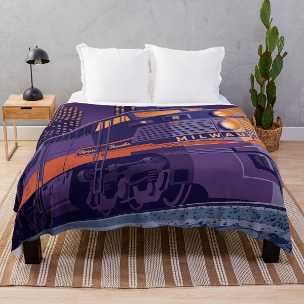 Item preview, Olympian Hiawatha Train Vintage Art Deco Poster designed and sold by Vintage Poster Gallery.
