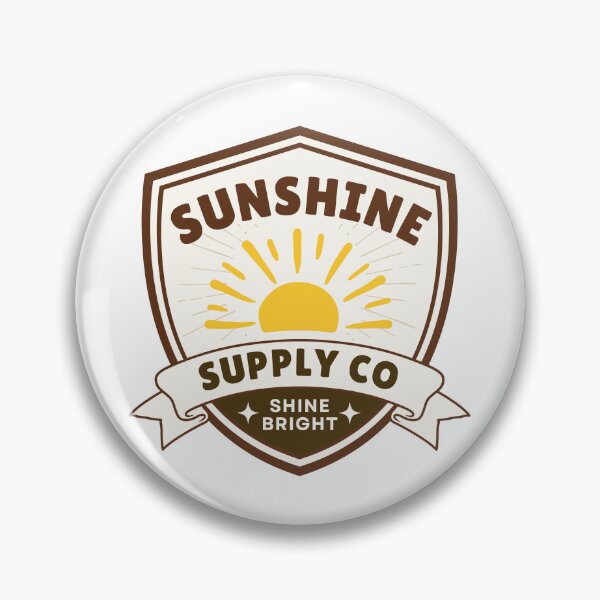 Item preview, Sunshine Supply Co Shine Bright Vintage Logo Retro Summer Apparel designed and sold by HYPNK.