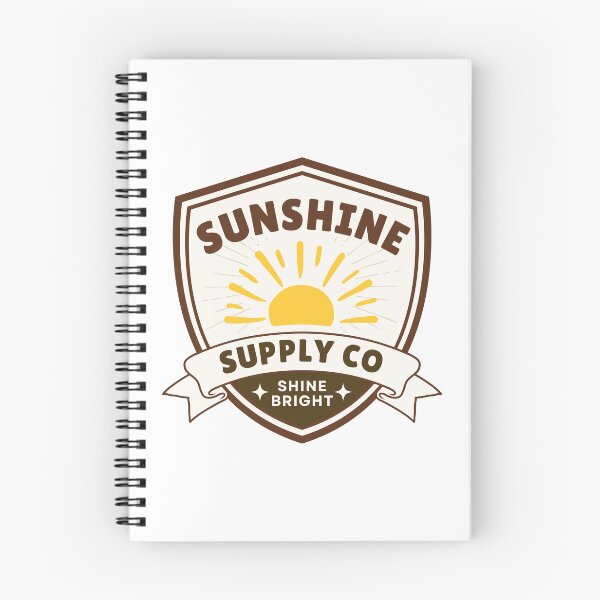 Item preview, Sunshine Supply Co Shine Bright Vintage Logo Retro Summer Apparel designed and sold by HYPNK.
