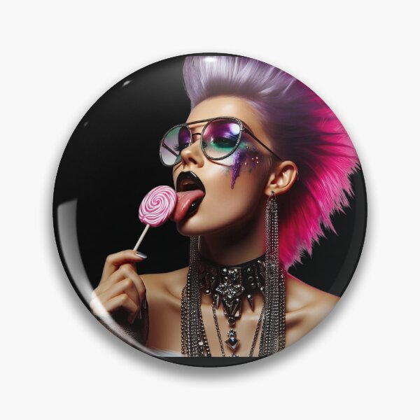 Item preview, Punk Rebel Enjoying Sweet Treat designed and sold by Voodoo Store Paranormal Collections.