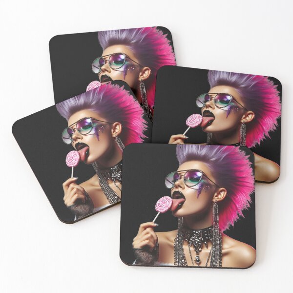 Item preview, Punk Rebel Enjoying Sweet Treat designed and sold by Voodoo Store Paranormal Collections.