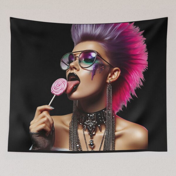 Item preview, Punk Rebel Enjoying Sweet Treat designed and sold by Voodoo Store Paranormal Collections.