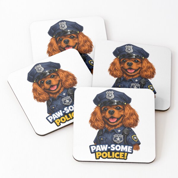Item preview, Paw-Some Police! Ruby Cavalier designed and sold by SpottyRainbow.