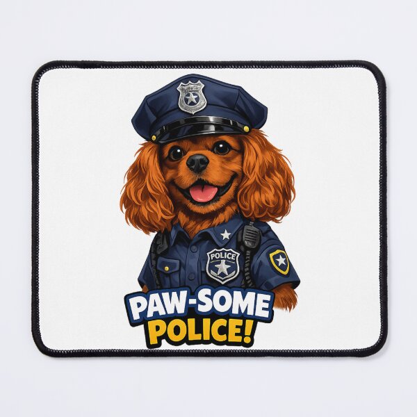 Item preview, Paw-Some Police! Ruby Cavalier designed and sold by SpottyRainbow.