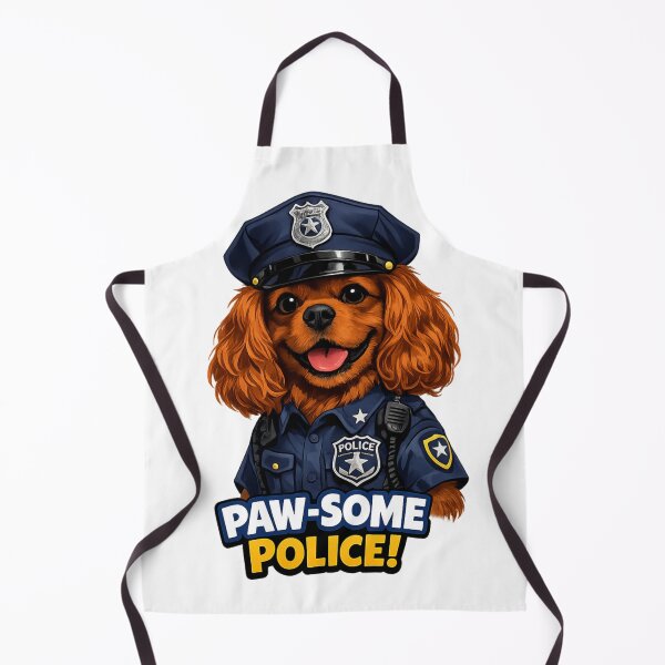 Item preview, Paw-Some Police! Ruby Cavalier designed and sold by SpottyRainbow.