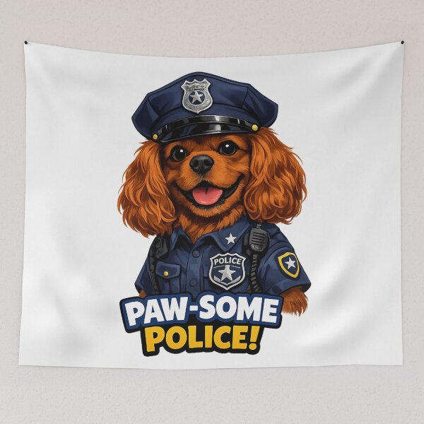 Item preview, Paw-Some Police! Ruby Cavalier designed and sold by SpottyRainbow.