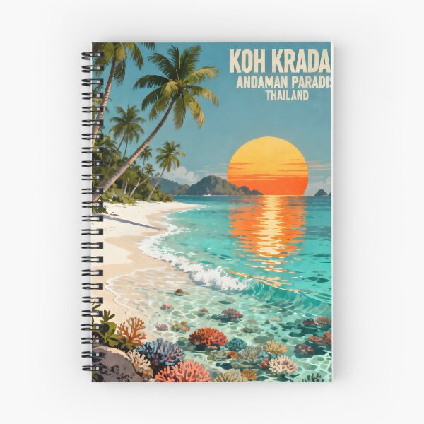 Item preview, Koh Kradan - Thailand Retro Sunset Collection designed and sold by Spirit of Siam.