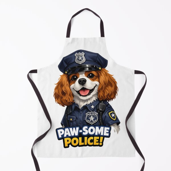 Item preview, Paw-Some Police! Blenheim Cavalier designed and sold by SpottyRainbow.