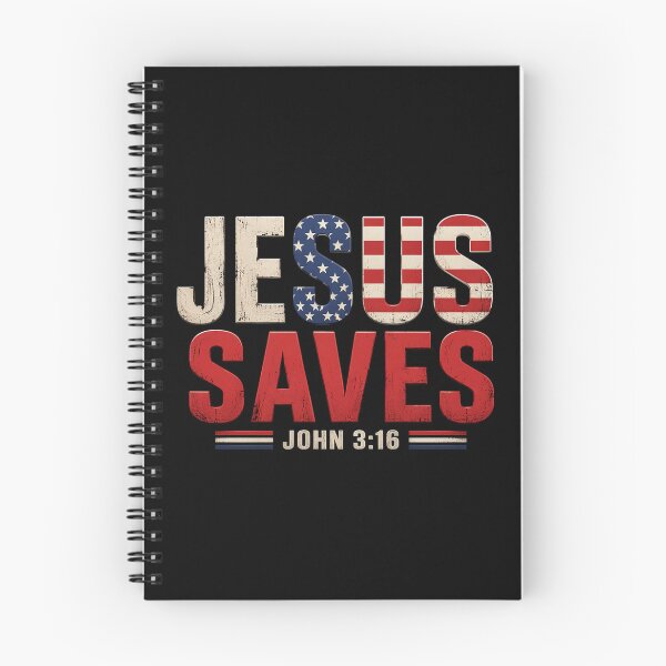 Item preview, Jesus Saves JesUSAves USA American Flag Patriotic Christian designed and sold by OlakunleOloroz.