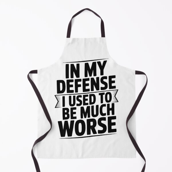 Item preview, In My Defense I Used To Be Much Worse designed and sold by Frank Ring.