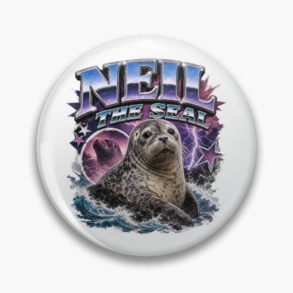 Item preview, Neil The Seal designed and sold by Belarte.shop.