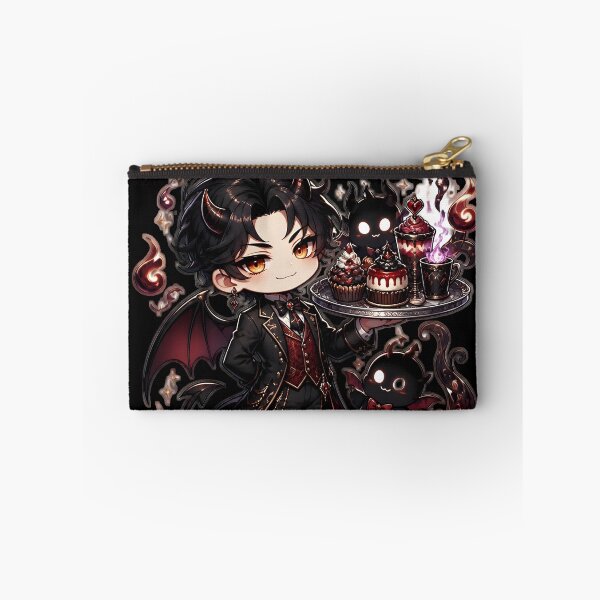Item preview, At Your Mischievous Service Chibi Demon Butler Sticker designed and sold by sigmaartstudio.