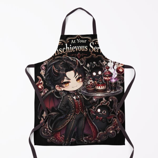 Item preview, At Your Mischievous Service Chibi Demon Butler Sticker designed and sold by sigmaartstudio.