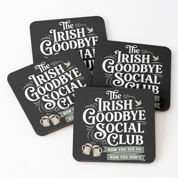 Item preview, The Irish Goodbye Social Club , Funny Introvert Gift, St. Patrick's Day, Irish Humor  designed and sold by Trendably.