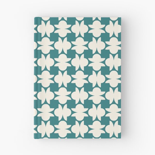 Item preview, Teal and Cream Mid Century Modern Geometric Pattern designed and sold by Anna Studio Co.