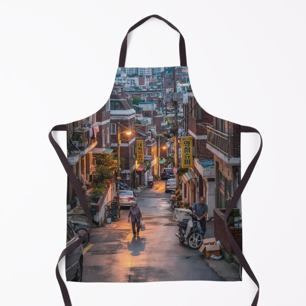 Item preview, Sunset in a Peaceful Seoul Residential Alleyway designed and sold by SOOstudio73.