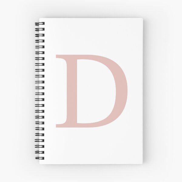 Item preview, White Basic Rose Gold Monogram D designed and sold by rewstudio.