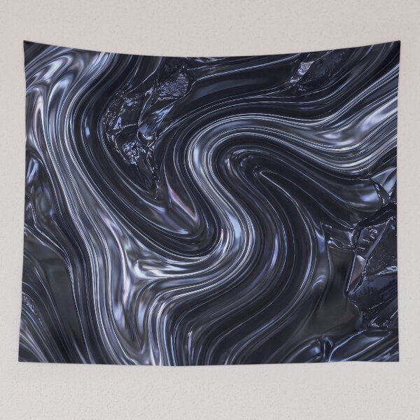 Item preview, 48 Luxury Teal Gold Marble Fluid Art Pattern designed and sold by ART ATTACK ZONE.