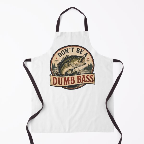 Item preview, Don't Be a Dumb Bass - Vintage Largemouth Bass Fishing Logo Retro Angler Humor Fisherman Gift designed and sold by Dax Studio.