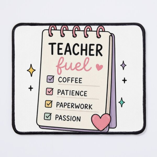 Item preview, Teacher Fuel Notepad designed and sold by Kingky14.