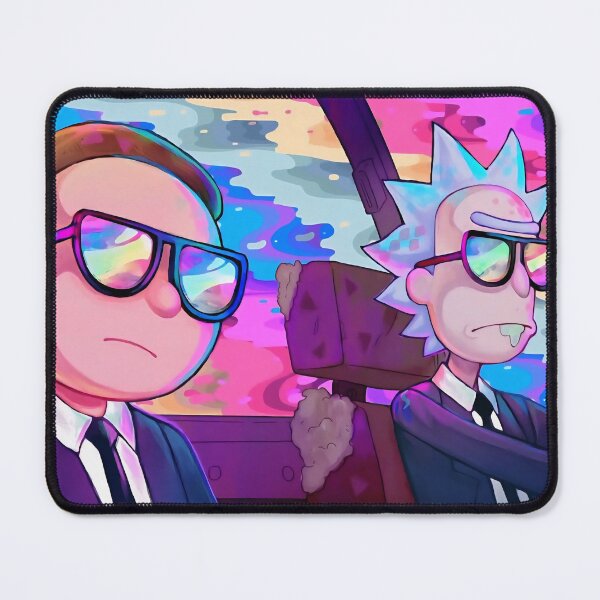 Item preview, Rick and Morty Vaporwave Car Art designed and sold by PosterFuel.