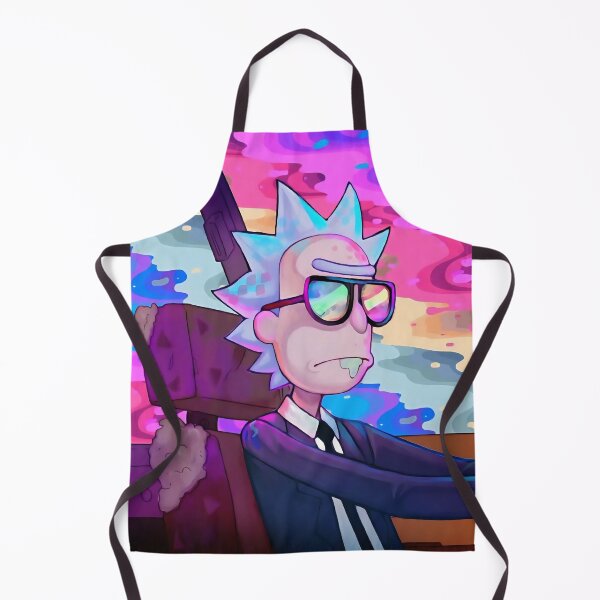 Item preview, Rick and Morty Vaporwave Car Art designed and sold by PosterFuel.