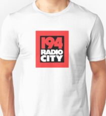 Radio City 194 Liverpool local independent radio logo Slim Fit T-Shirt