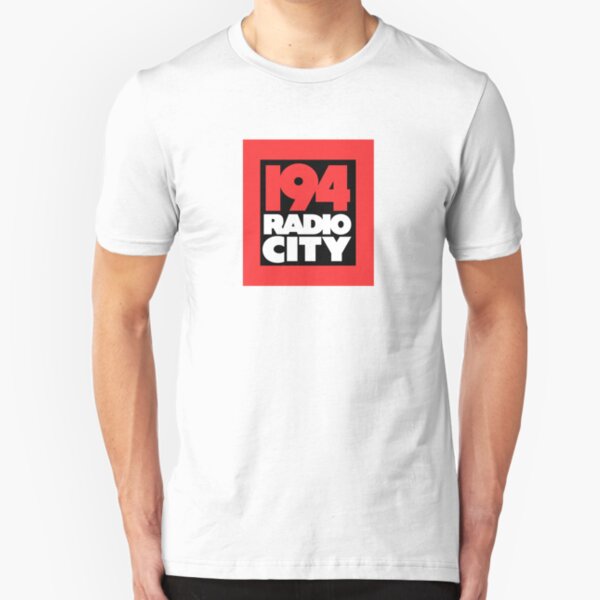 Radio City 194 Liverpool local independent radio logo Slim Fit T-Shirt
