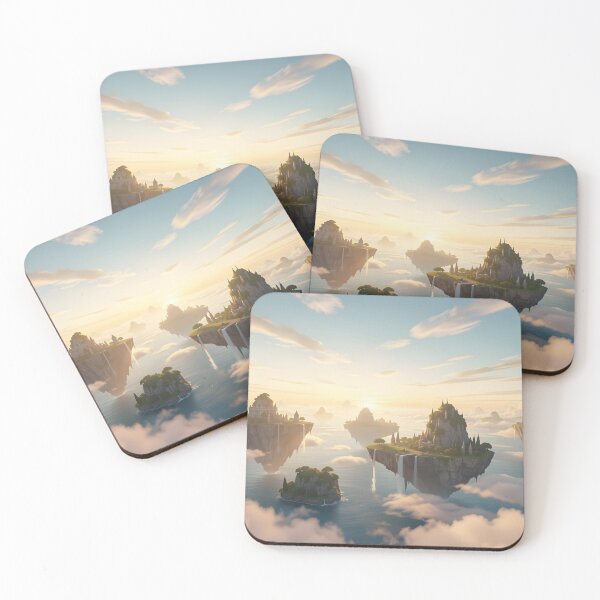 Item preview, Eternal Horizon – Epic Floating Islands Fantasy Landscape designed and sold by LittleBigGifts.