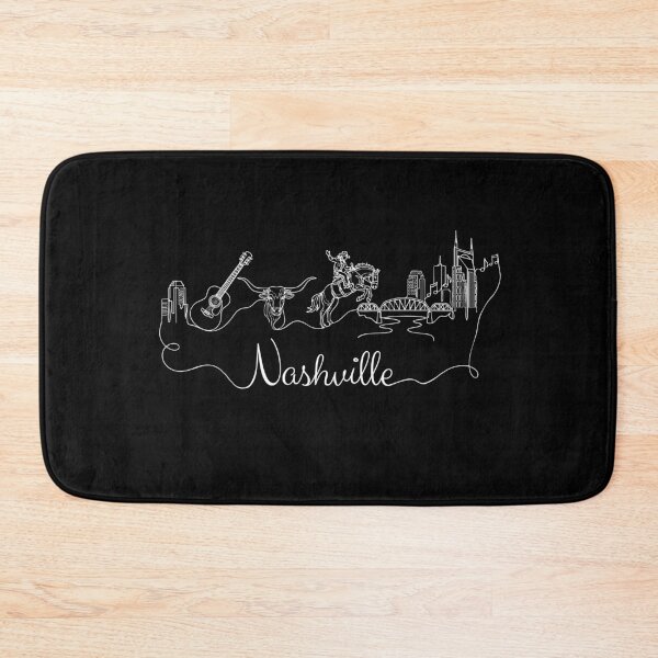 Item preview, Nashville Tennessee Souvenir Men Skyline Nashville designed and sold by DSWShirts.