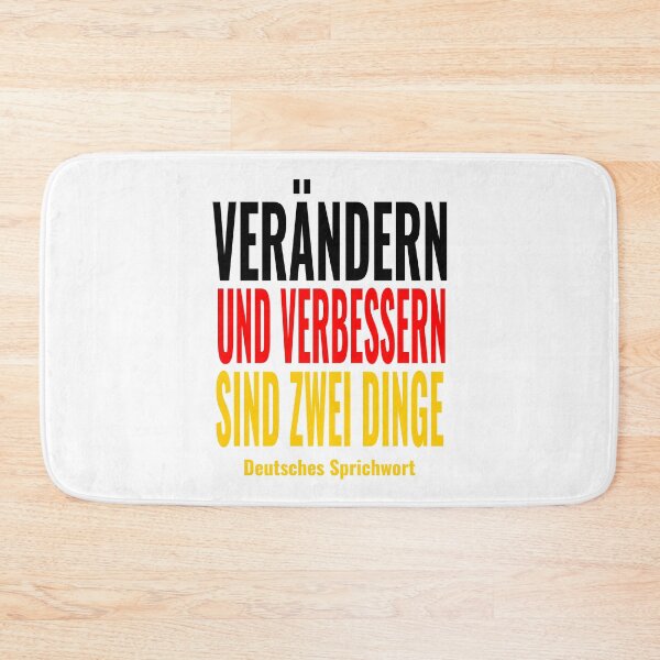 Item preview, Verändern und Verbessern - German Proverb Quote Design designed and sold by JR78.