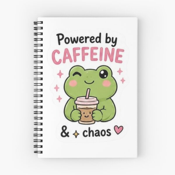 Item preview, Powered by Caffeine and Chaos Frog designed and sold by Kingky14.