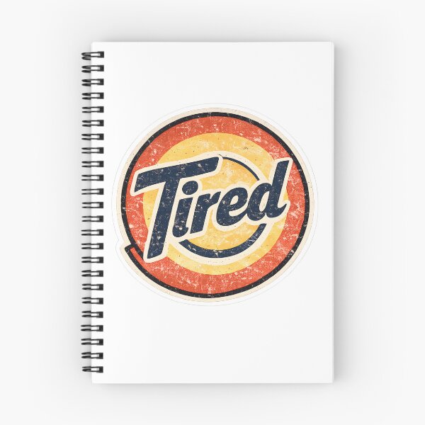 Item preview, Tired Vintage Parody Logo Retro Funny Design Sleep Lover Humor Exhausted Adult Gift designed and sold by Dax Studio.