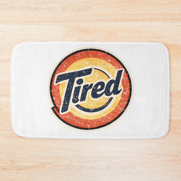 Item preview, Tired Vintage Parody Logo Retro Funny Design Sleep Lover Humor Exhausted Adult Gift designed and sold by Dax Studio.