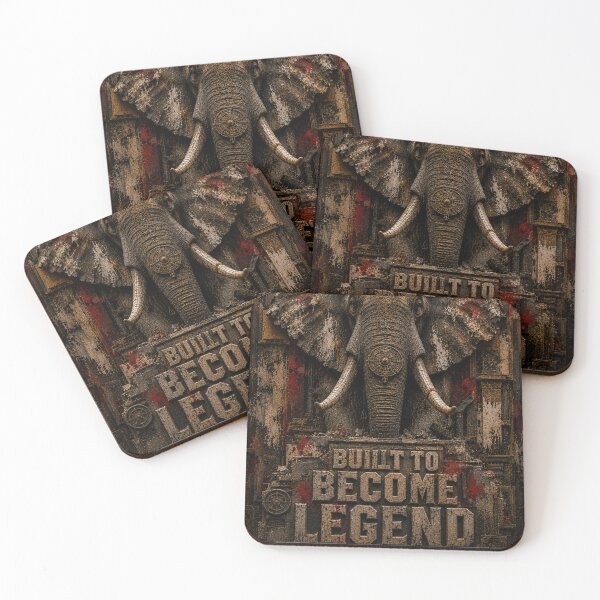 Item preview, Sovereign Operator Built Brutalist Office Art Elephant Print designed and sold by SavannaStrikes.