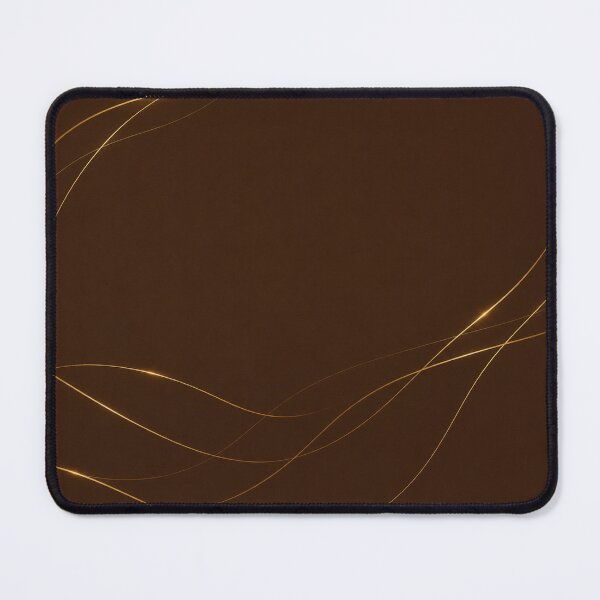 Item preview, Golden Lines on Brown Abstract designed and sold by Ingorgia Studio.