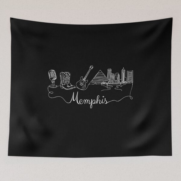Item preview, Memphis Tennessee Souvenir Men Skyline Memphis designed and sold by DSWShirts.