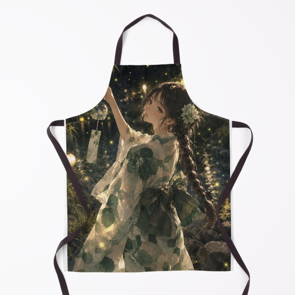 Item preview, Green Yukata Lady designed and sold by Japanese Vibes.